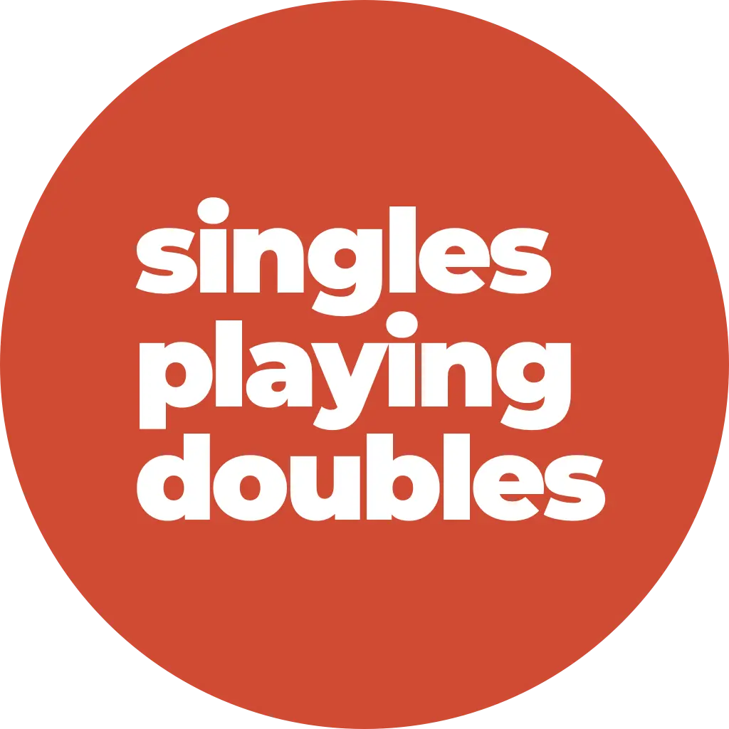 Singles Playing Doubles Logo