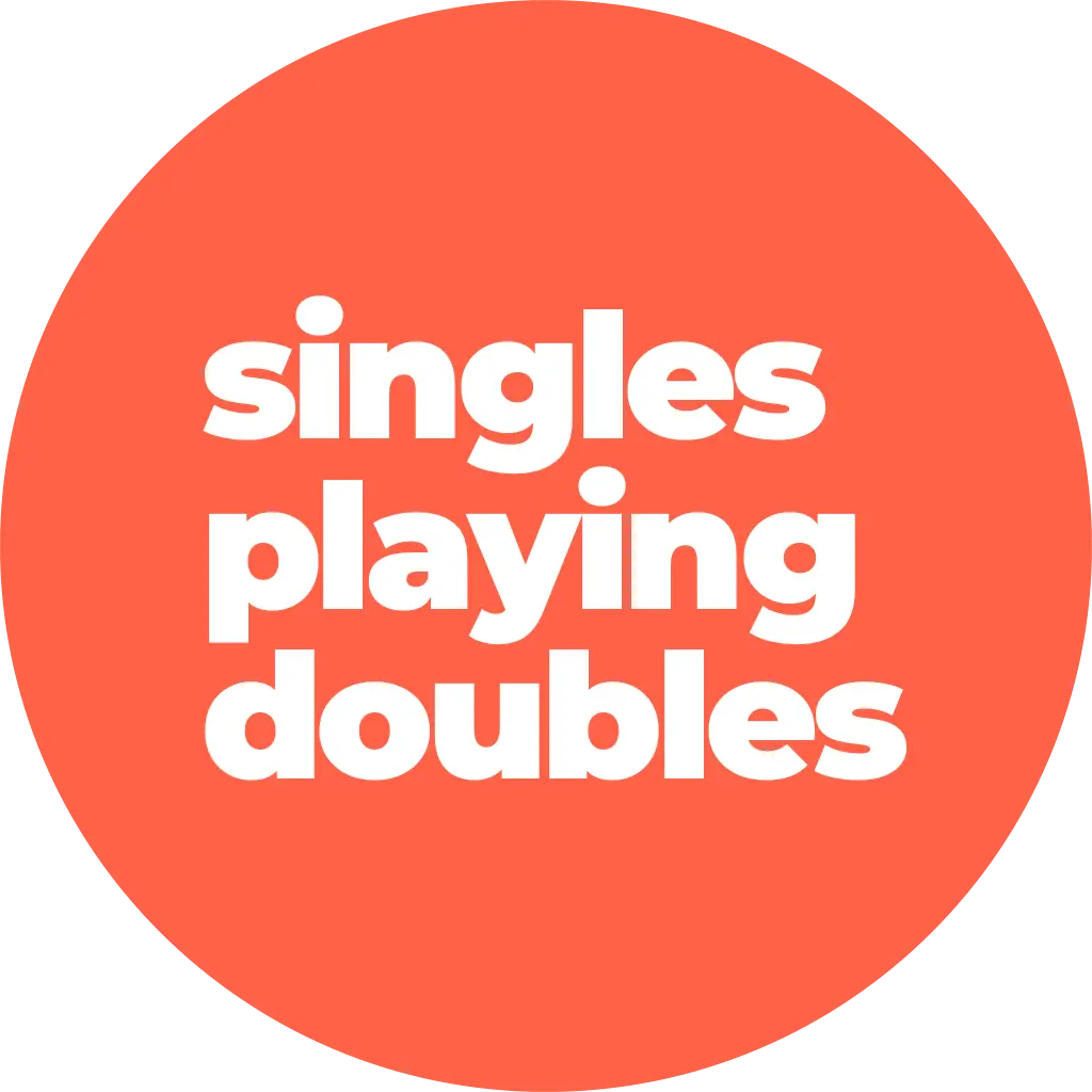 Singles Playing Doubles Logo